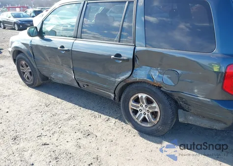 2005 Honda Pilot Ex from USA, damaged, VIN 5FNYF18485B056839